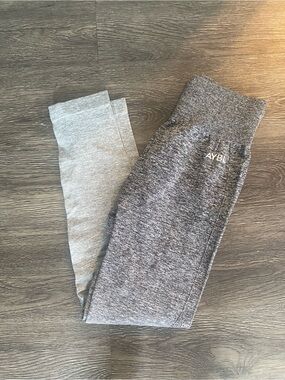 AYBL Kids Two-Tone Gray Heather Active Leggings